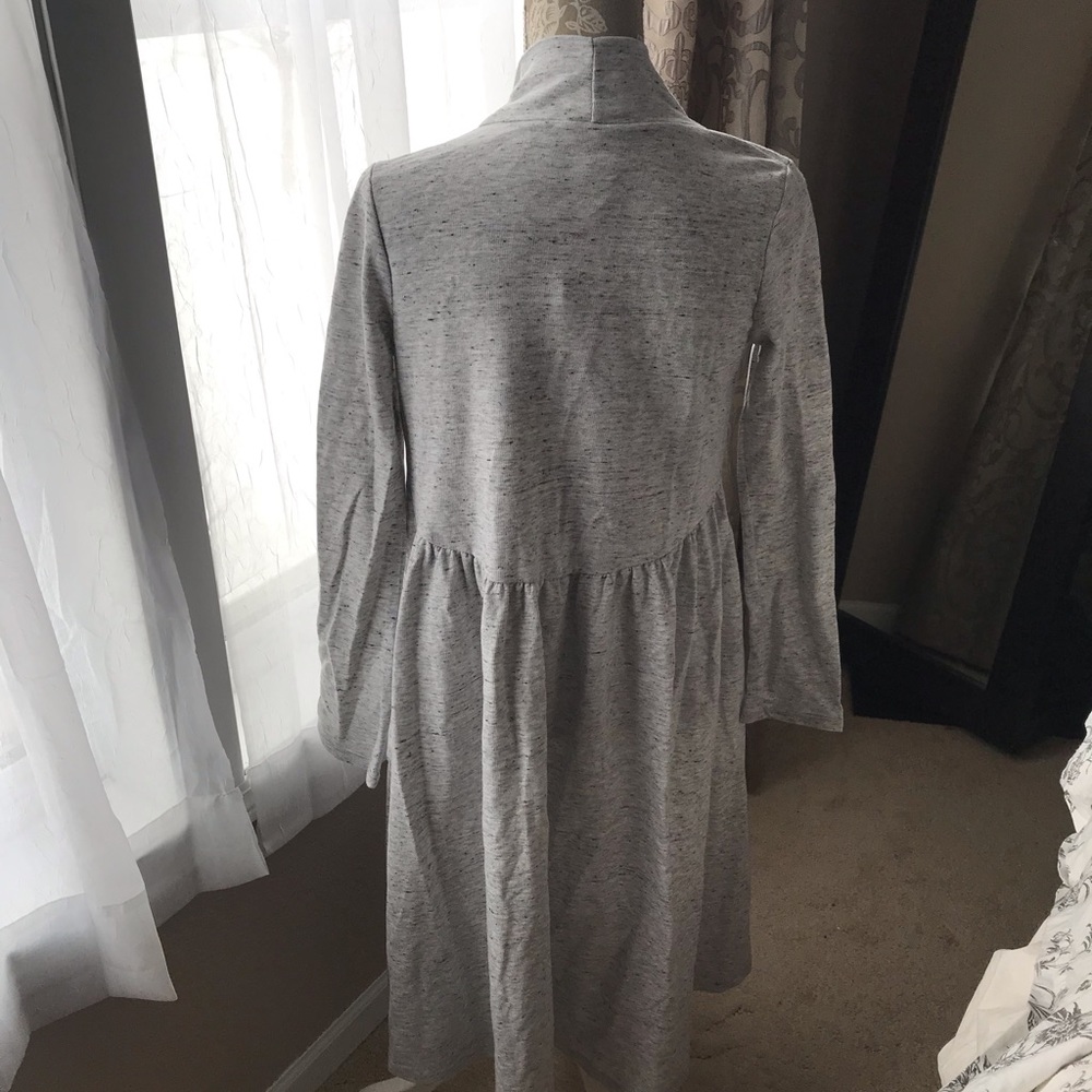 Long, gray cardigan - Picture 5 of 8